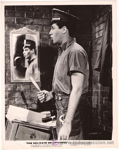 Cin&eacute;ma: FCJ 4995 JERRY LEWIS DELICADO DELINCUENTE FOTO B/N ORIGINAL AMERICANA