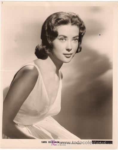 Cinema: FCJ 13292D CAROL CHRISTENSEN FOTO B/N ORIGINAL AMERICANA