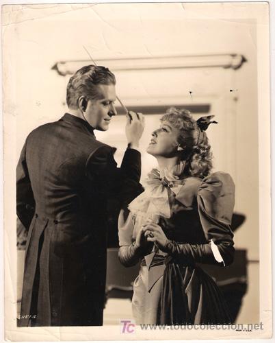 Cine: FCJ 12576D JEANETTE MACDONALD NELSON EDDY BITTER SWEET FOTO B/N ORIGINAL AMERICANA