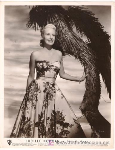 Cin&eacute;ma: FCJ 13484D LUCILLE NORMAN FOTO B/N ORIGINAL AMERICANA