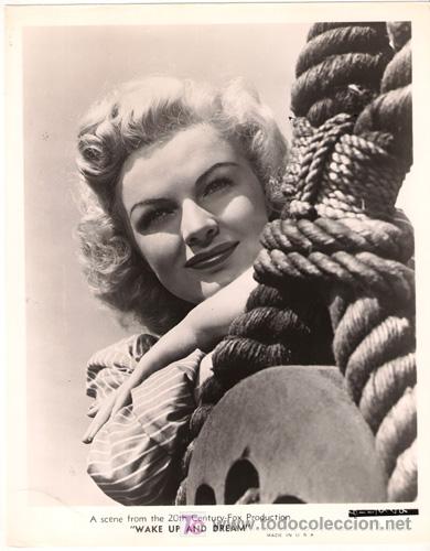 Cinema: FCJ 13285D JUNE HAVER WAKE UP AND DREAM FOTO B/N ORIGINAL AMERICANA