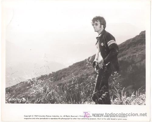 Cine: F16155D PETER FONDA EASY RIDER FOTO B/N ORIGINAL AMERICANA