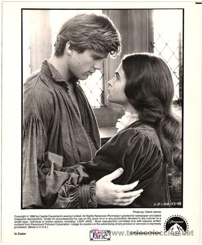 Cinema: FCJ 5142 HELENA BONHAM CARTER CARY ELWES LADY JANE FOTO B/N ORIGINAL AMERICANA