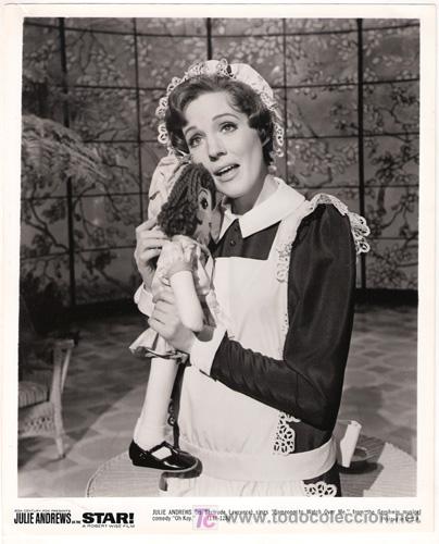 Cin&eacute;ma: FCJ 13773D JULIE ANDREWS LA ESTRELLA FOTO B/N ORIGINAL AMERICANA