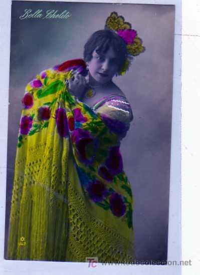 Kino: Consuelo Portella, llamada la Bella Chelito. Placetas, 1880-Madrid, 1960. 347. Manton