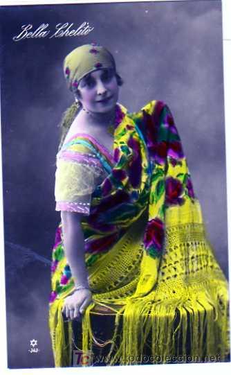 Cine: Consuelo Portella, llamada la Bella Chelito. Placetas, 1880-Madrid, 1960. 343. Manton. Cupletista.