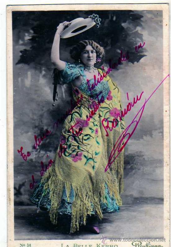 Cinema: Cupletista. La Bella Kerro. n&ordm; 51.  Etoile Paris. Sin circular Manton.