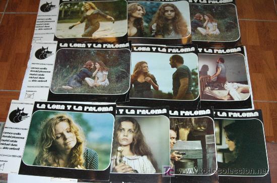 Cine: la loba y la paloma - carmen sevilla - coleccion 10 fotocromos
