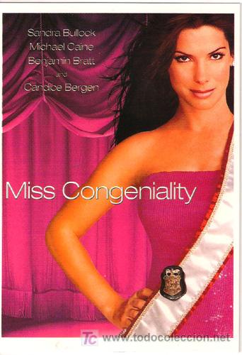 Cine: SCO452 col. cinemascope MISS AGENTE ESPECIAL SANDRA BULLOCK 10x15 cm POSTAL A ELEGIR 13x10&euro; - 50x30&euro;