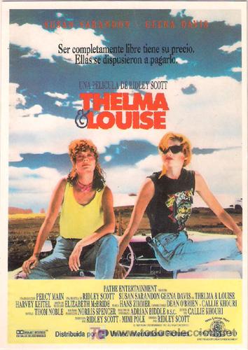 Cine: MER478 col. Mercuri THELMA & LOUISE SARANDON DAVIS 10x15 cm POSTAL A ELEGIR 13x10&euro; - 50x30&euro;