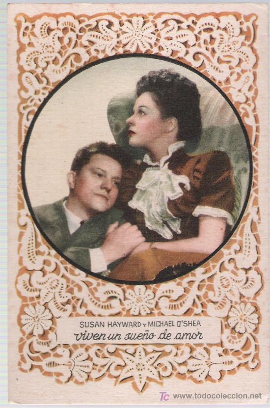 Kino: Postal. Susan Hayward y Michael O&acute;Shea.