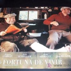 Cine: AFICHE ORIGINAL LA FORTUNA DE VIVIR - CINE. Lote 27204897
