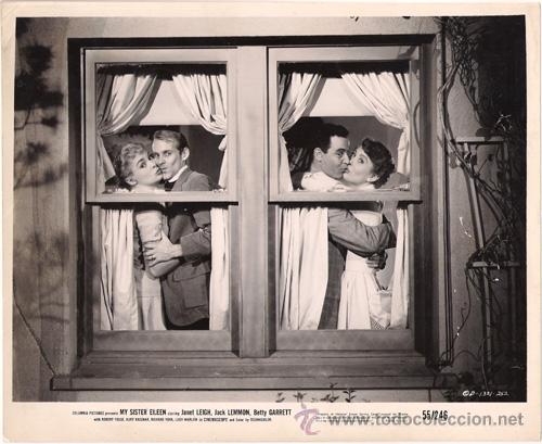 Cine: FCJ 13024D JACK LEMMON JANET LEIGH MI HERMANA ELENA FOTO ORIGINAL B/N AMERICANA
