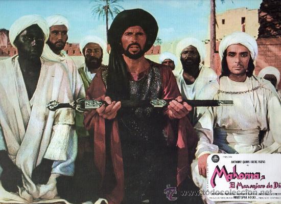 Kino: AFICHE. PELICULA MAHOMA EL MENSAJERO DE DIOS. 34 X 23 CM.