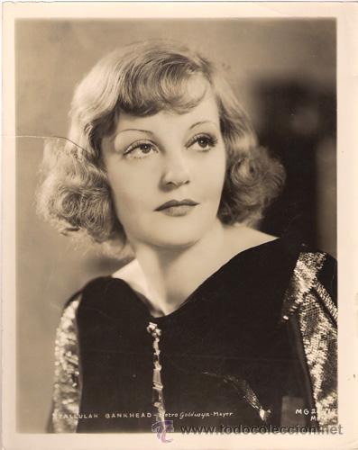 Cine: FCJ 5381d TALLULAH BANKHEAD FOTO ORIGINAL B/N AMERICANA