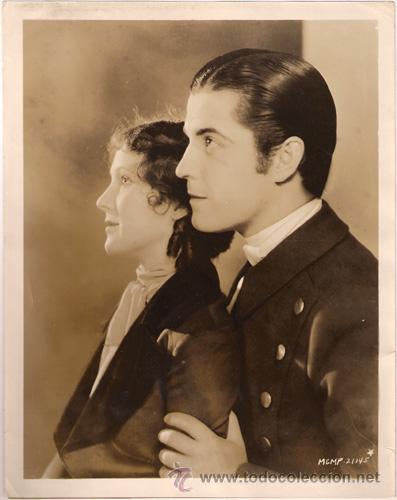 Cine: FCJ 5487d RAMON NOVARRO DOROTHY JORDAN MONSIEUR SANS GENE FOTO ORIGINAL B/N AMERICANA