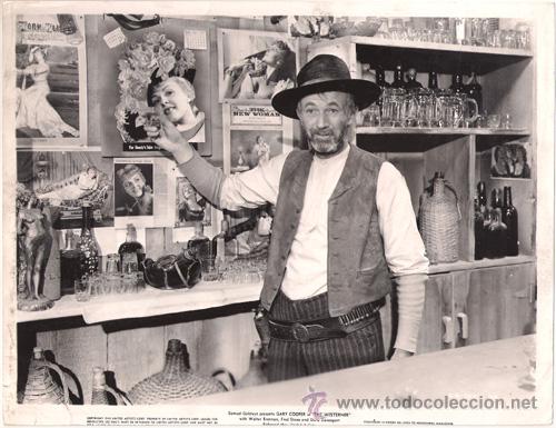 Cine: FCJ 11720D WALTER BRENNAN EL FORASTERO FOTO ORIGINAL B/N AMERICANA