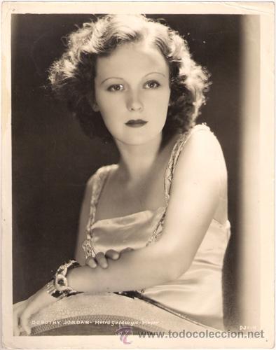 Cine: FCJ 11865D DOROTHY JORDAN FOTO ORIGINAL B/N AMERICANA
