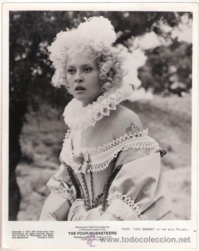 Cine: FCJ 5519 FAYE DUNAWAY LOS CUATRO MOSQUETEROS FOTO B/N ORIGINAL AMERICANA