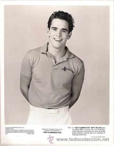 Cine: FCJ 5523 MATT DILLON THE FLAMINGO KID FOTO B/N ORIGINAL AMERICANA