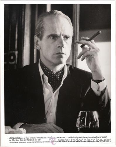 Cin&eacute;ma: FCJ 5537 JEREMY IRONS EL MISTERIO VON BULOW FOTO B/N ORIGINAL AMERICANA