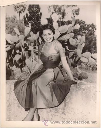 Cine: FCJ 11950D JEAN SIMMONS FOTO B/N ORIGINAL AMERICANA