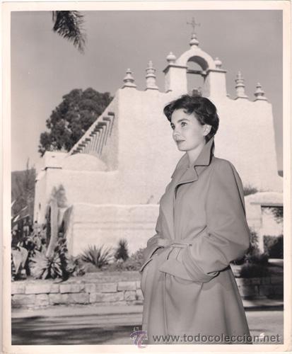 Cine: FCJ 11951D JEAN SIMMONS FOTO B/N ORIGINAL AMERICANA