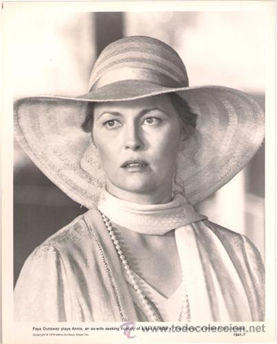 Cine: FCJ 5545 FAYE DUNAWAY CAMPEON FOTO B/N ORIGINAL AMERICANA