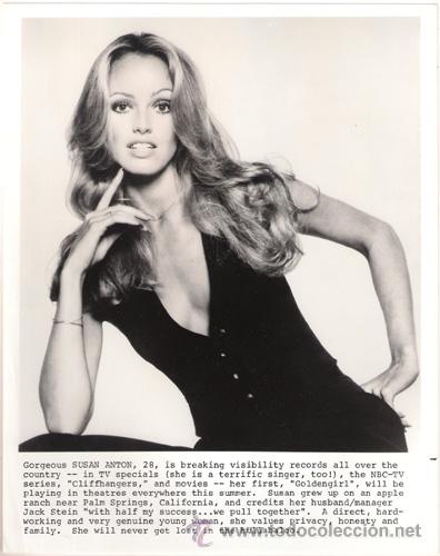 Cine: FCJ 5546 SUSAN ANTON FOTO B/N ORIGINAL AMERICANA