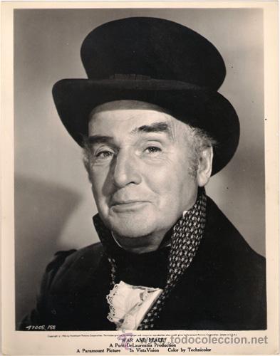 Cine: FCJ 12895D CEDRICK HARDWICKE GUERRA Y PAZ FOTO B/N ORIGINAL AMERICANA