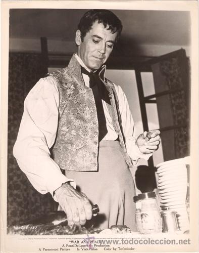 Cine: FCJ 13267D HENRY FONDA GUERRA Y PAZ FOTO B/N ORIGINAL AMERICANA