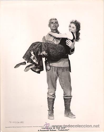 Cine: FCJ 12457D SUSAN HAYWARD JEFF CHANDLER EL DESFILADERO DE LA MUERTE FOTO B/N ORIGINAL AMERICANA