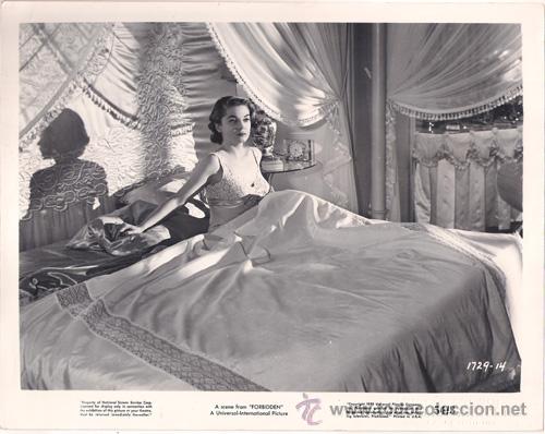 Cine: FCJ 13500D JOANNE DRU FORBIDDEN FOTO B/N ORIGINAL AMERICANA