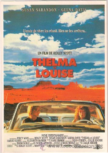 Cine: MER849 col. Mercuri THELMA Y LOUISE SUSAN SARANDON 10x15 cm POSTAL A ELEGIR 13x10&euro; - 50x30&euro;