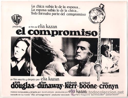 Cinema: FCJ 5714 EL COMPROMISO KIRK DOUGLAS FAYE DUNAWAY FOTO B/N ORIGINAL ESPA&Ntilde;OLA