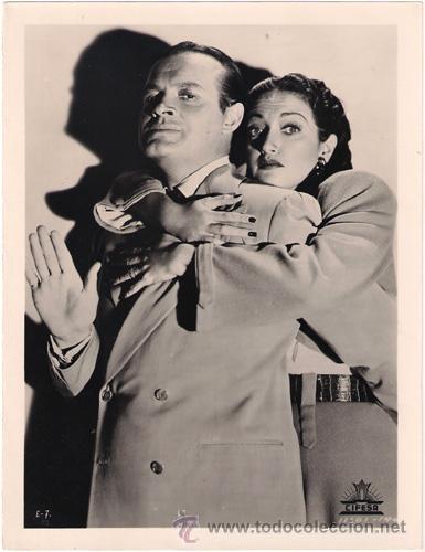Cinema: FCJ 5727 BOB HOPE DOROTHY LAMOUR MORENA Y PELIGROSA FOTO B/N ORIGINAL ESPA&Ntilde;OLA