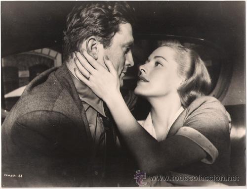 Cin&eacute;ma: FCJ 5749 ELEANOR PARKER KIRK DOUGLAS BRIGADA 21 FOTO B/N ORIGINAL ESPA&Ntilde;OLA