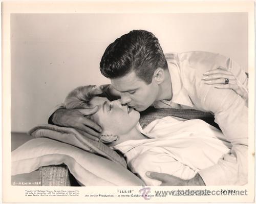 Cine: FCJ 5762 DORIS DAY LOUIS JOURDAN EL DIABOLICO SE&Ntilde;OR BENTON FOTO B/N ORIGINAL AMERICANA