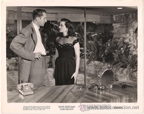 Cinema: FCJ 13878D JANE RUSSELL VINCENT PRICE LAS VEGAS FOTO B/N ORIGINAL AMERICANA