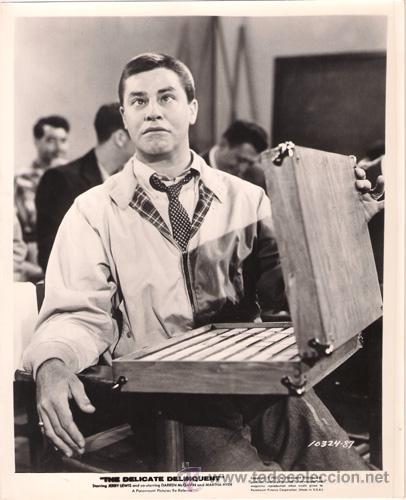 Kino: FCJ 5797 JERRY LEWIS DELICADO DELINCUENTE FOTO B/N ORIGINAL AMERICANA
