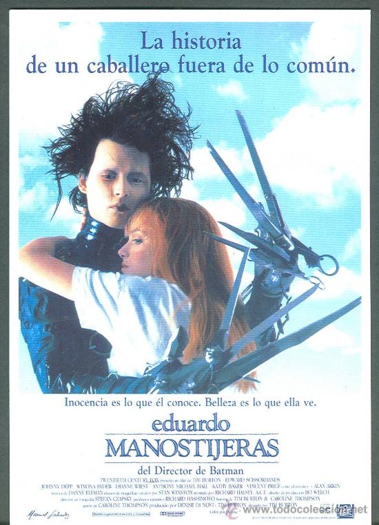 Cine: POSTAL DE LA PELICULA EDUARDO MANOSTIJERAS. CINE