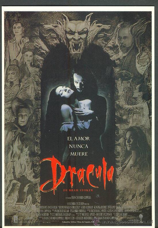 Cine: POSTAL DE LA PELICULA DRACULA. CINE