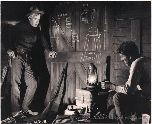 Kino: FCJ 5811 BURT LANCASTER LEE MARVIN LOS PROFESIONALES FOTO B/N ORIGINAL AMERICANA
