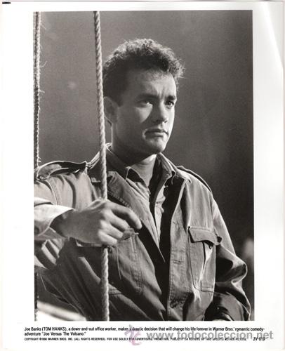 Kino: FCJ 5903 TOM HANKS JOE CONTRA EL VOLCAN FOTO B/N ORIGINAL AMERICANA