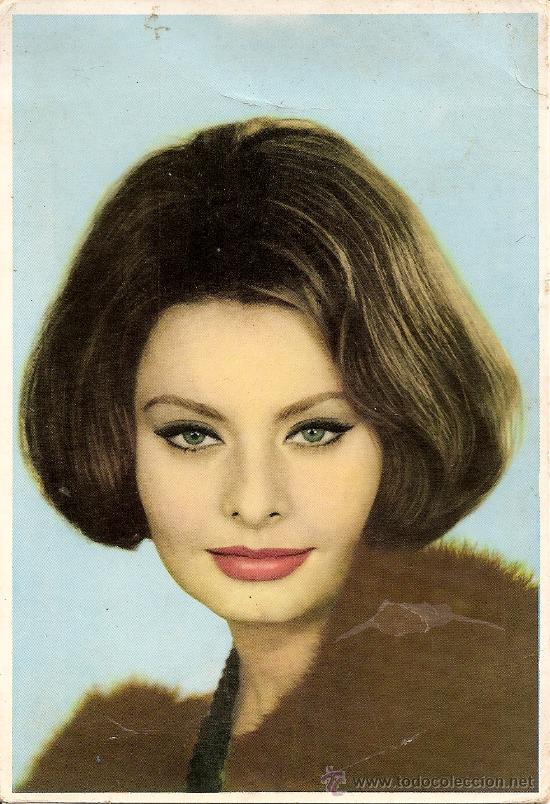 Cine: POSTAL ORIGINAL DE 1963 *SOFIA LOREN*