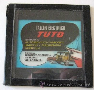 Cine: DIAPOSITIVAS QUE SE PONIAN EN LOS CINES PARA PUBLICIDAD. A&Ntilde;OS 60.TALLER ELECTRICO. ENVIO GRATIS&iexcl;&iexcl;&iexcl;