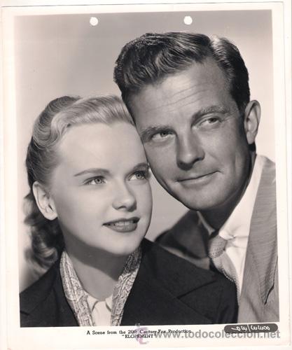 Kino: FCJ 12879D ANNE FRANCIS WILLIAM LUNDIGAN ELOPEMENT FOTO B/N ORIGINAL AMERICANA
