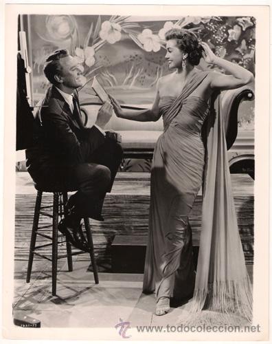 Kino: FCJ 12878D ESTHER WILLIAMS VAN JOHNSON FOTO B/N ORIGINAL AMERICANA