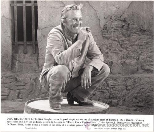 Cin&eacute;ma: FCJ 13858D KIRK DOUGLAS EL DIA DE LOS TRAMPOSOS FOTO B/N ORIGINAL AMERICANA