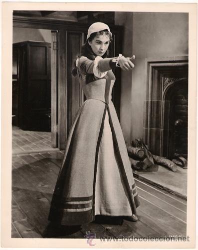 Kino: FCJ 11883D JEAN SIMMONS FOTO B/N ORIGINAL AMERICANA